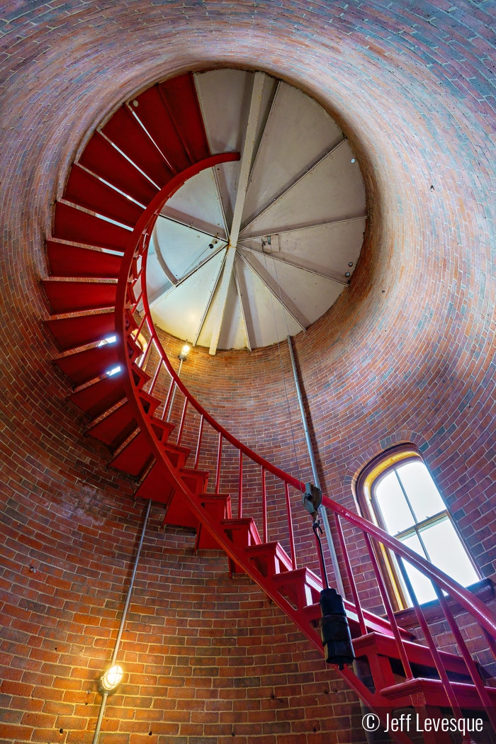 Inside Race Point Lighthouse by Jeff Levesque