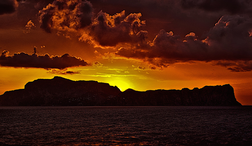Island Sunset by Frank Zaremba