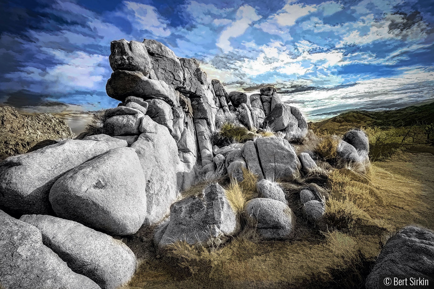 Joshua Tree Rocks by Bert Sirkin
