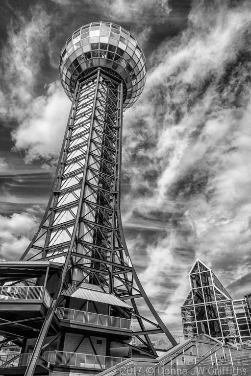 Knoxville Sunsphere by Donna JW Griffiths