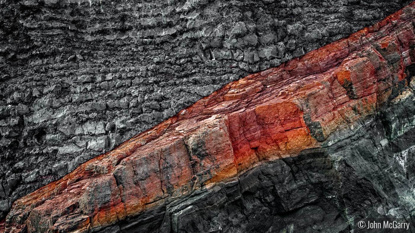 Lava Rock Layers by John McGarry