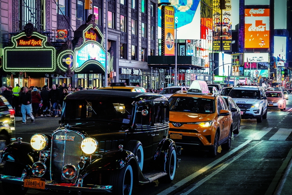 Looking Back Toward Times Square by Bill Payne