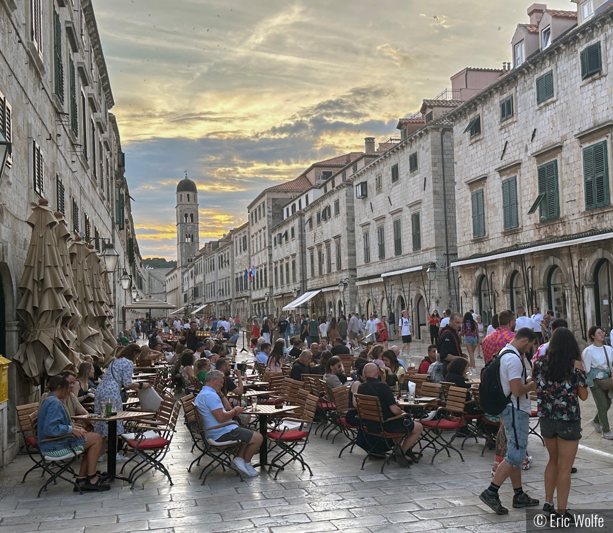 Main Street Dubrovnik by Eric Wolfe