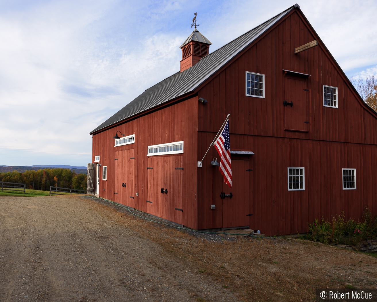 Maine Barn by Robert McCue