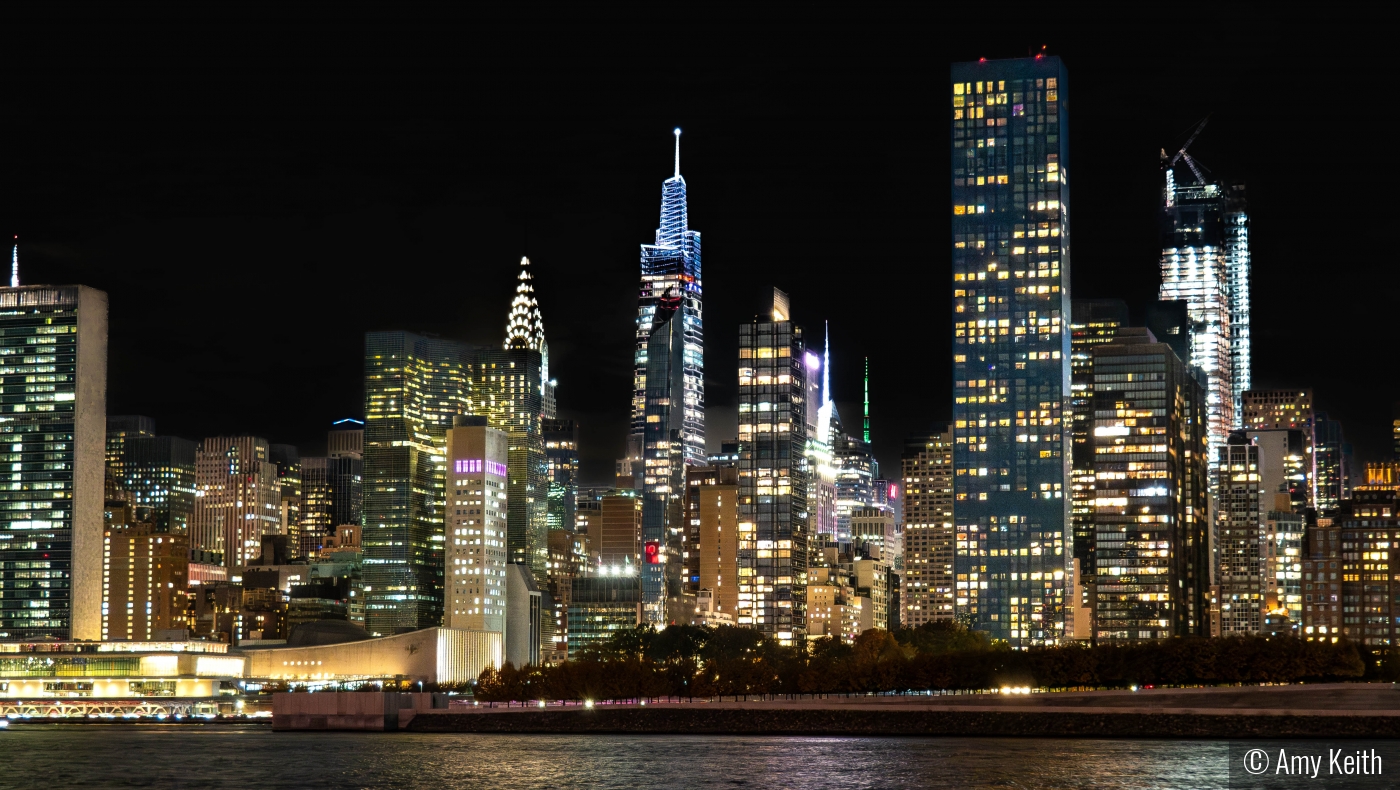 Manhattan Skyline by Amy Keith