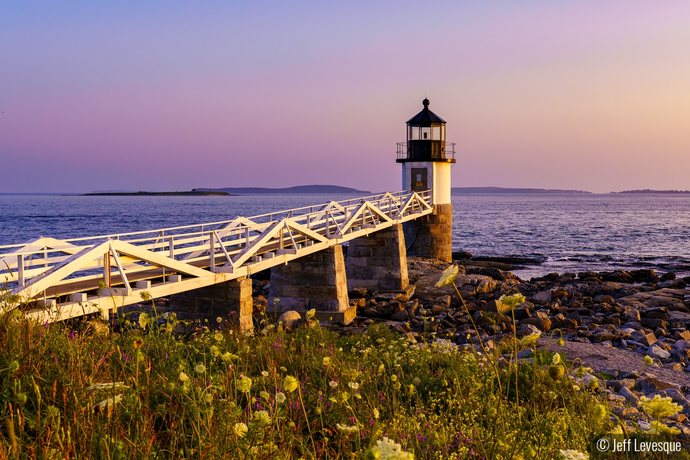 Marshall Point Light by Jeff Levesque