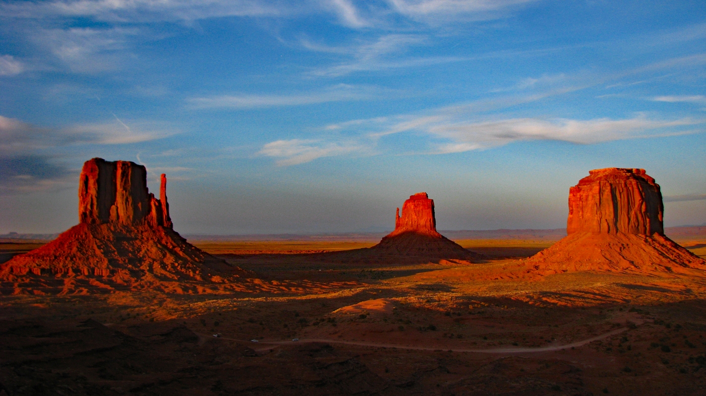Monument Valley at Sunset by John Clancy