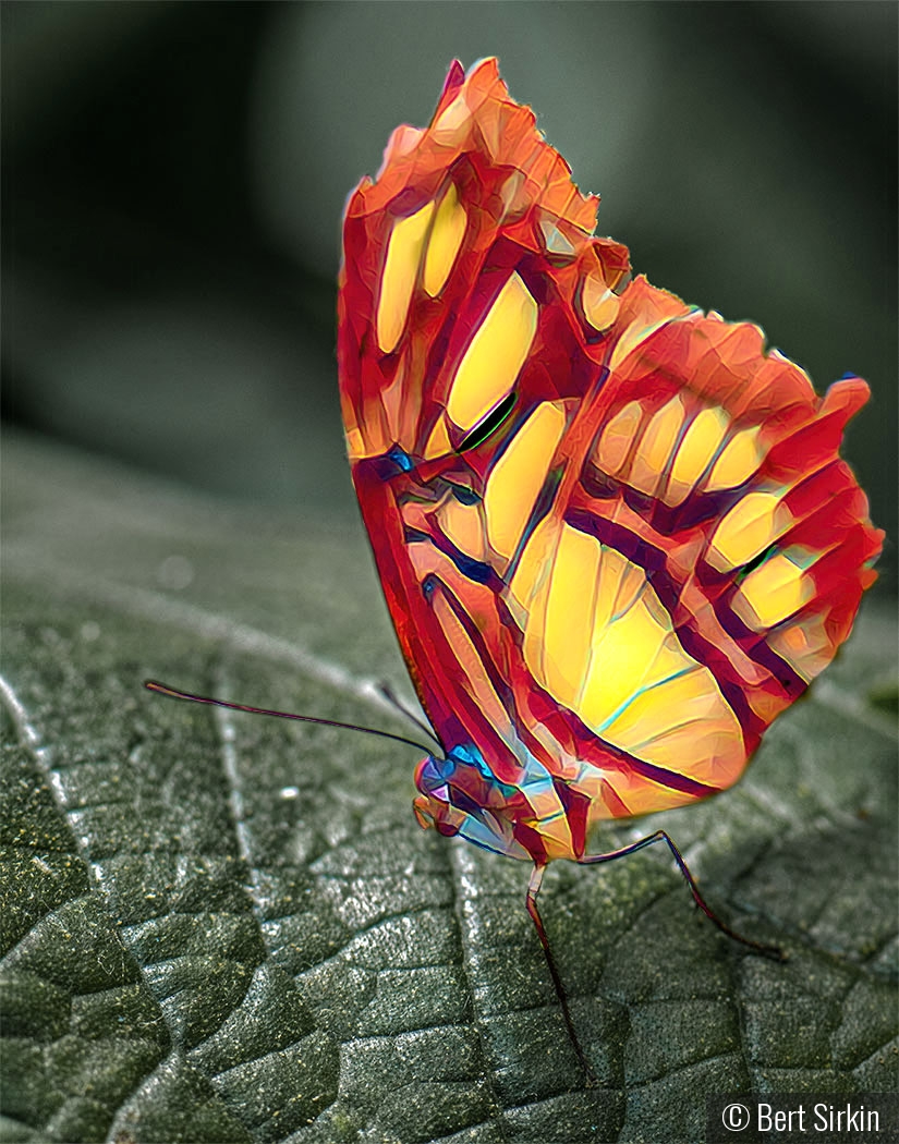 Mosaic Butterfly by Bert Sirkin