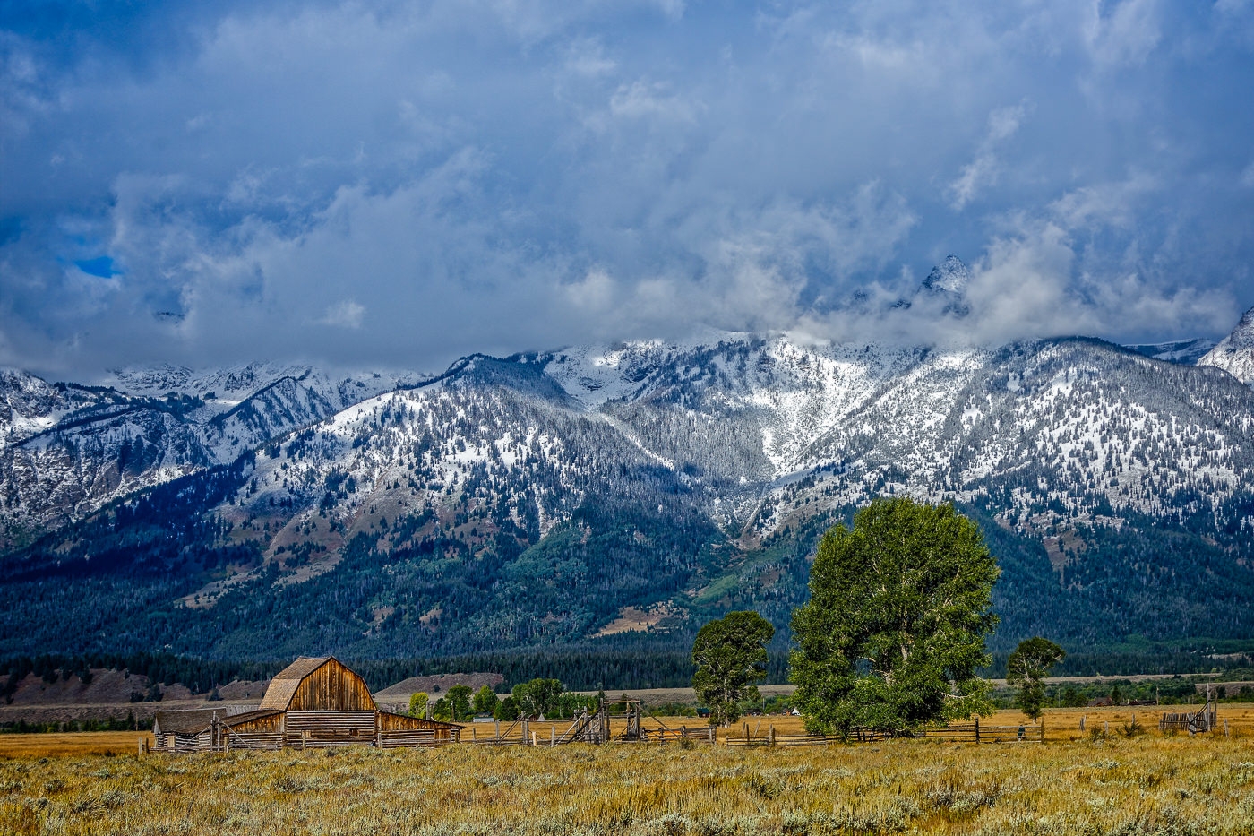 Moulton Barn and the Tetons by John McGarry
