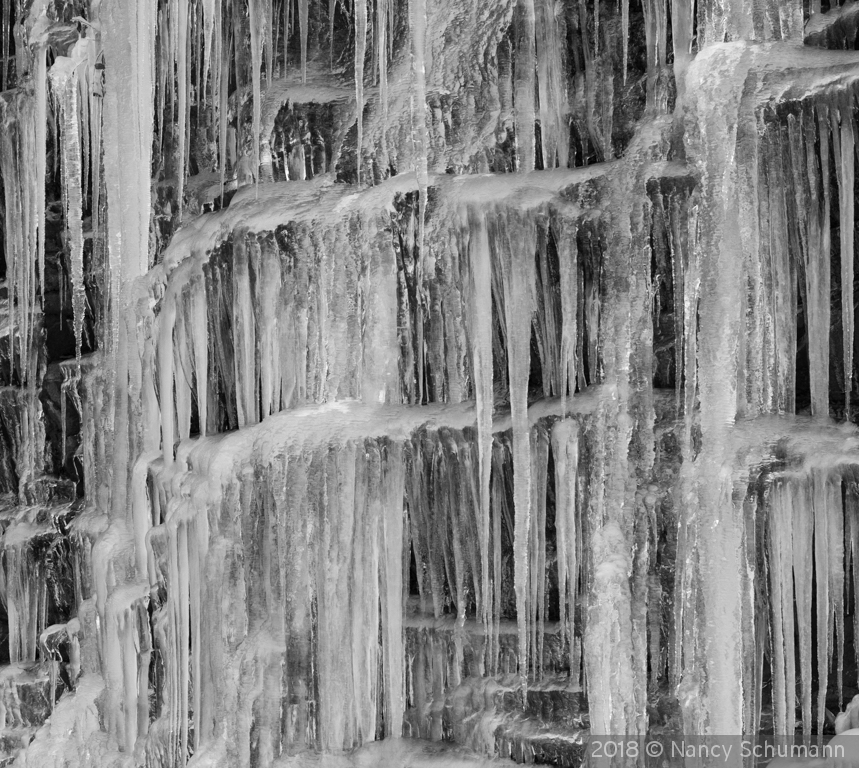 Natural ice sculpture by Nancy Schumann