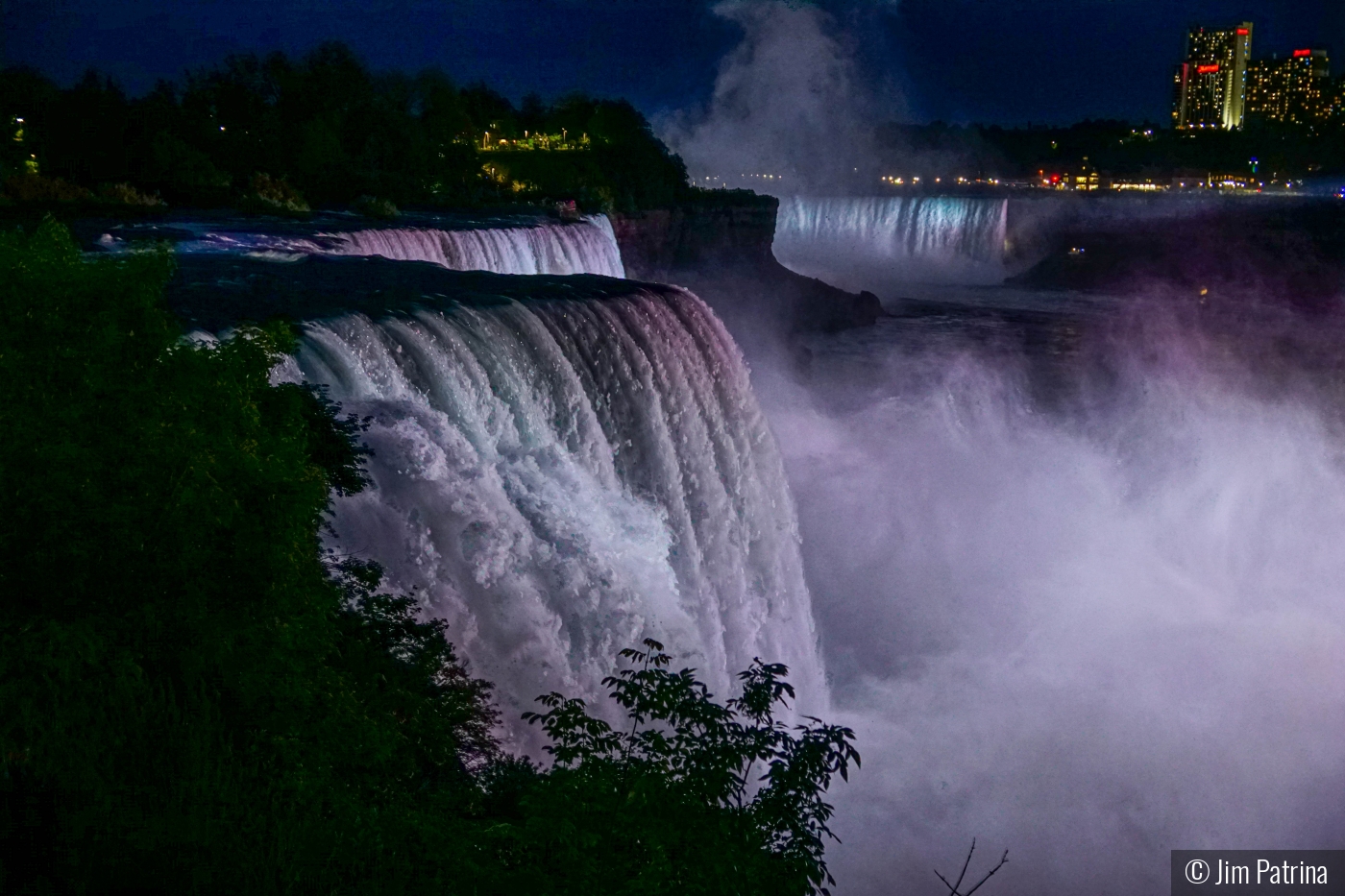 Niagra Falls Lights by Jim Patrina