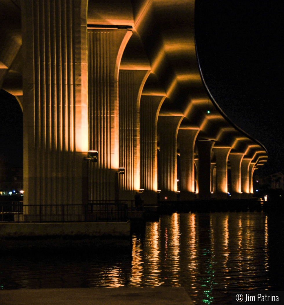 Night Time Under the Bridge by Jim Patrina