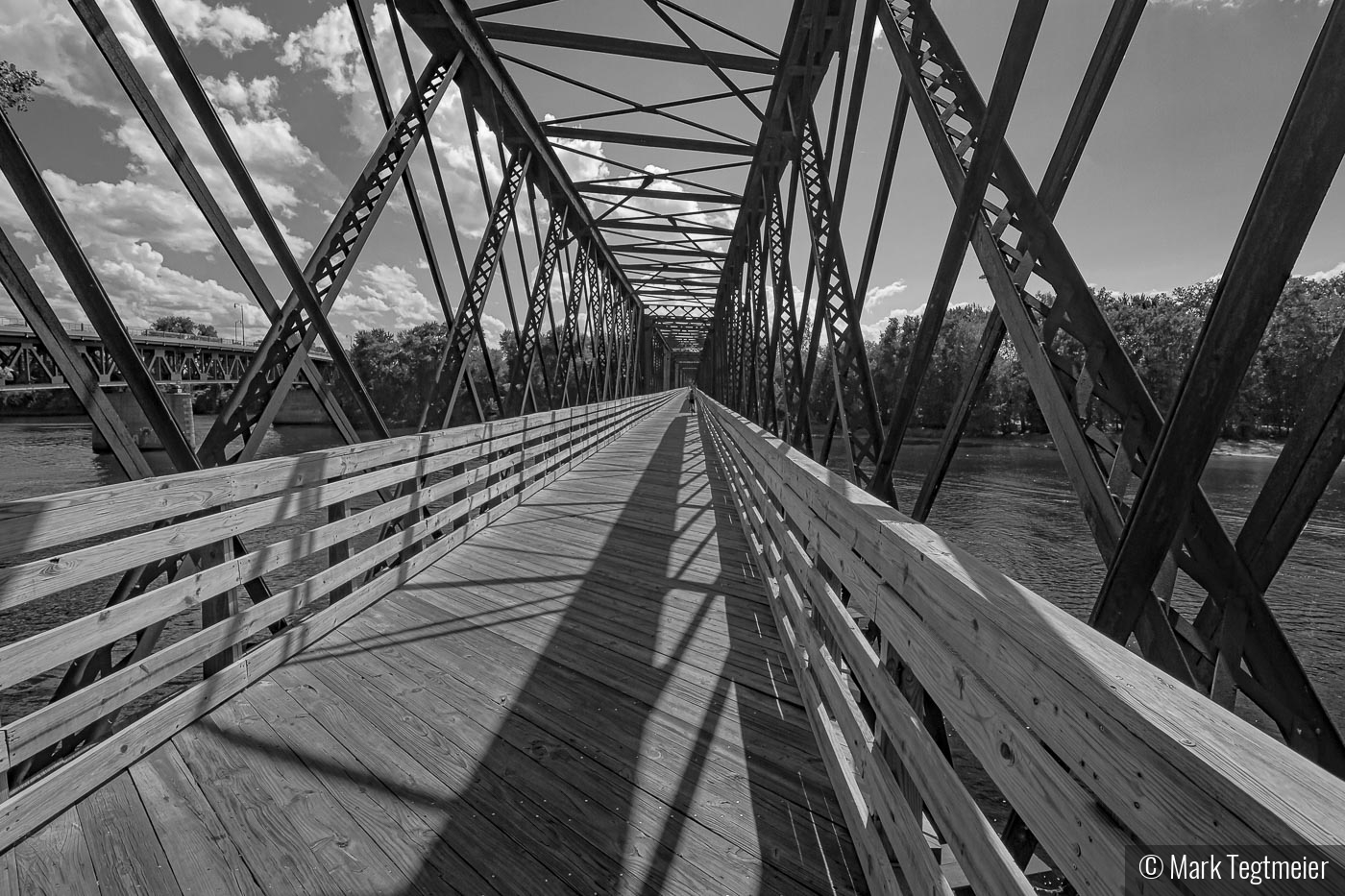 Norwottuck Bridge by Mark Tegtmeier