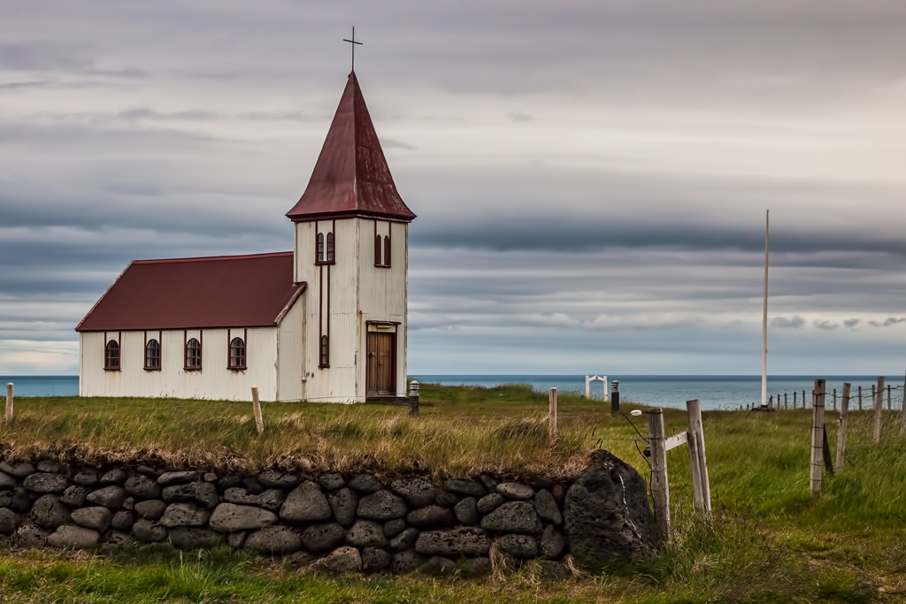 Old Church on The Greenland Sea by Susan Porier
