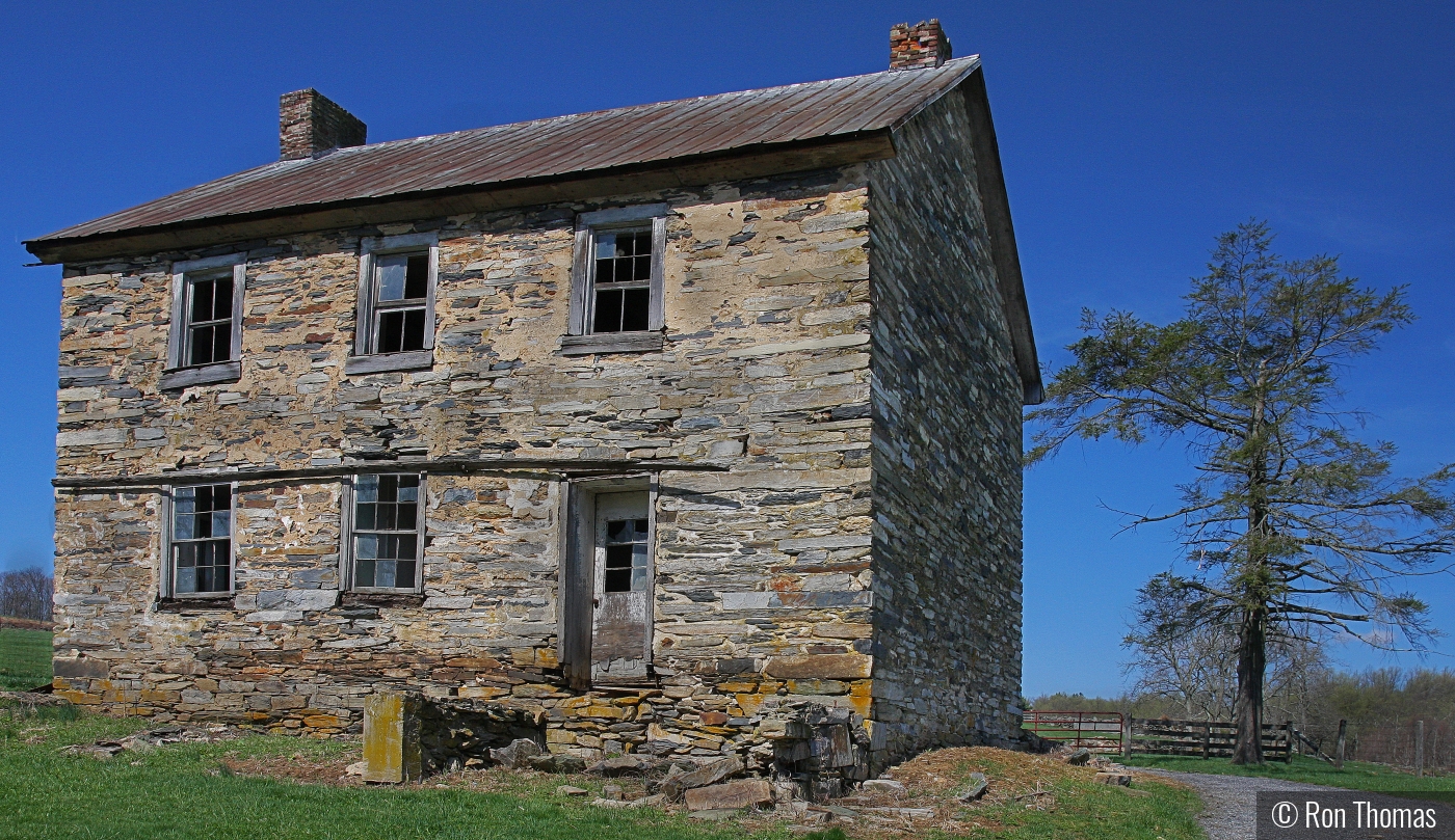 Old farm house by Ron Thomas