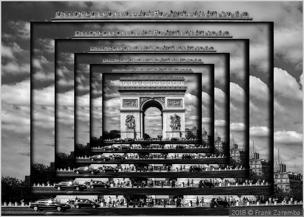 Paris Arch de Triumph by Frank Zaremba