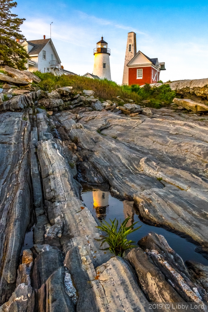 Pemequid Light Maine by Libby Lord