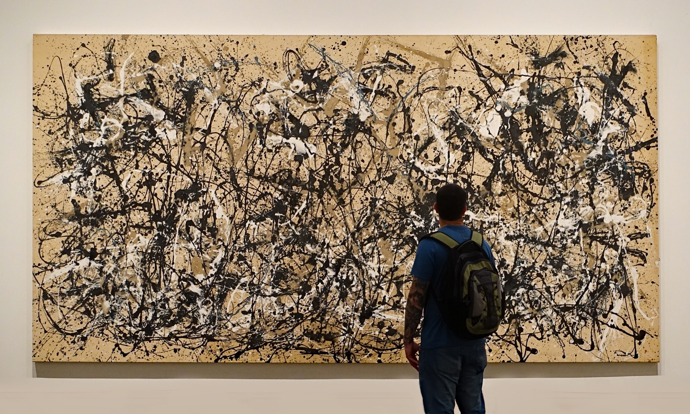 Pollock Watcher by Bruce Metzger
