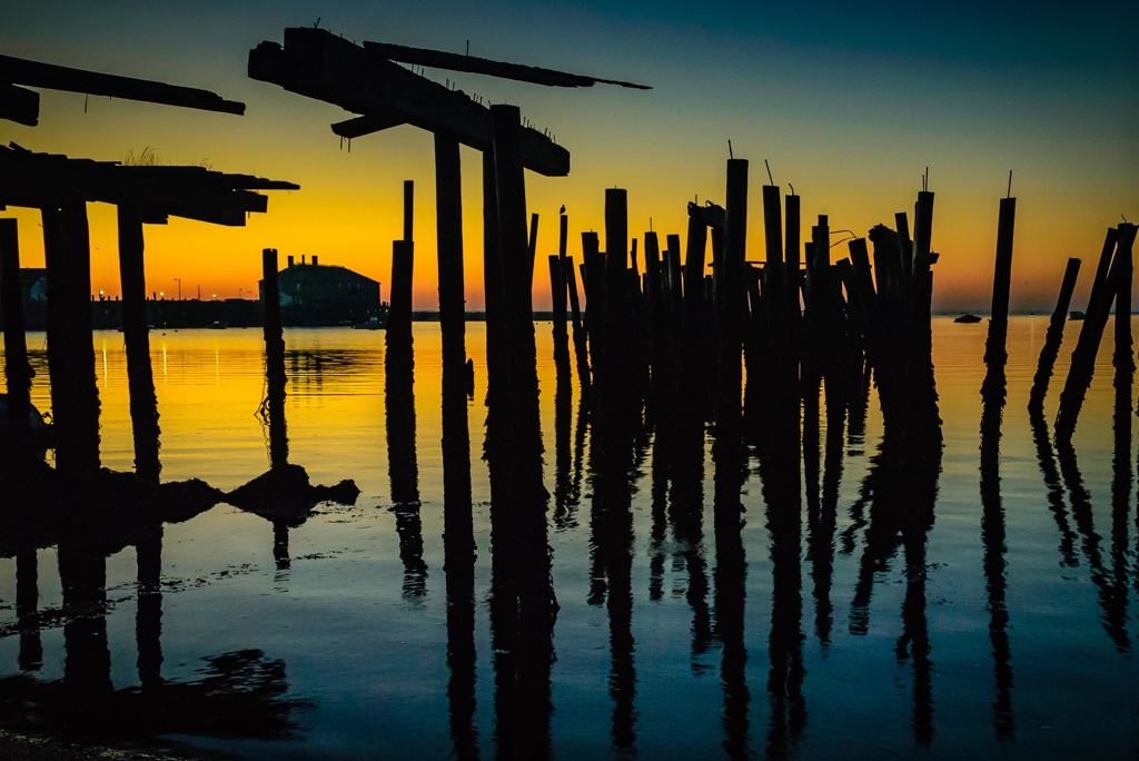Provincetown Dock Remains by Bill Payne