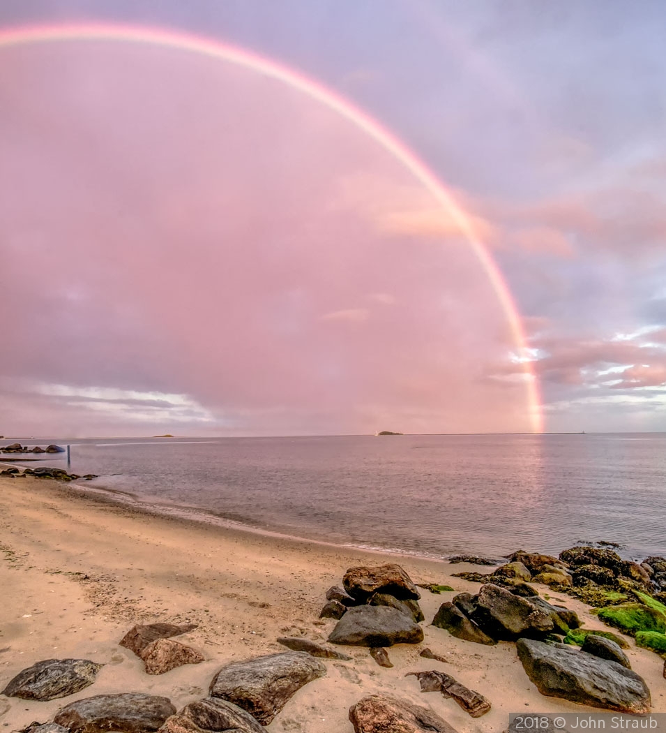 Rainbow Near Twilight by John Straub