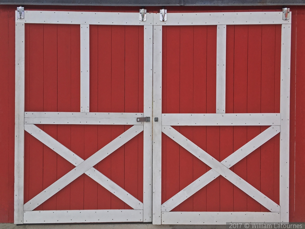 Red Barn Door by William Latournes