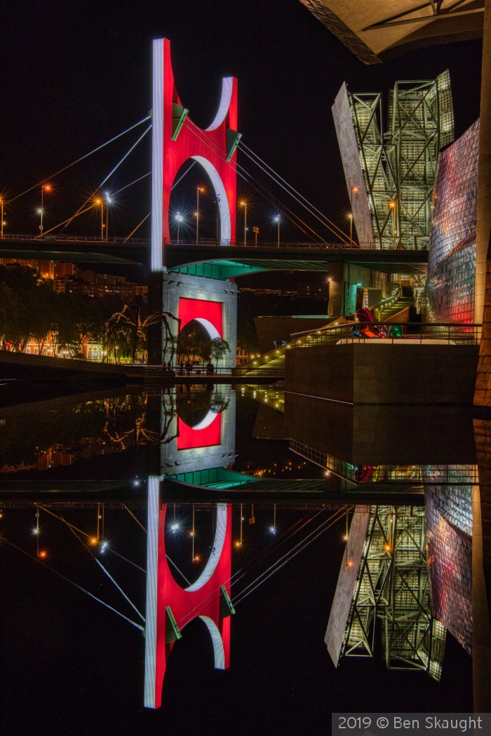 Reflecting Pool, Bilbao Guggenheim by Ben Skaught