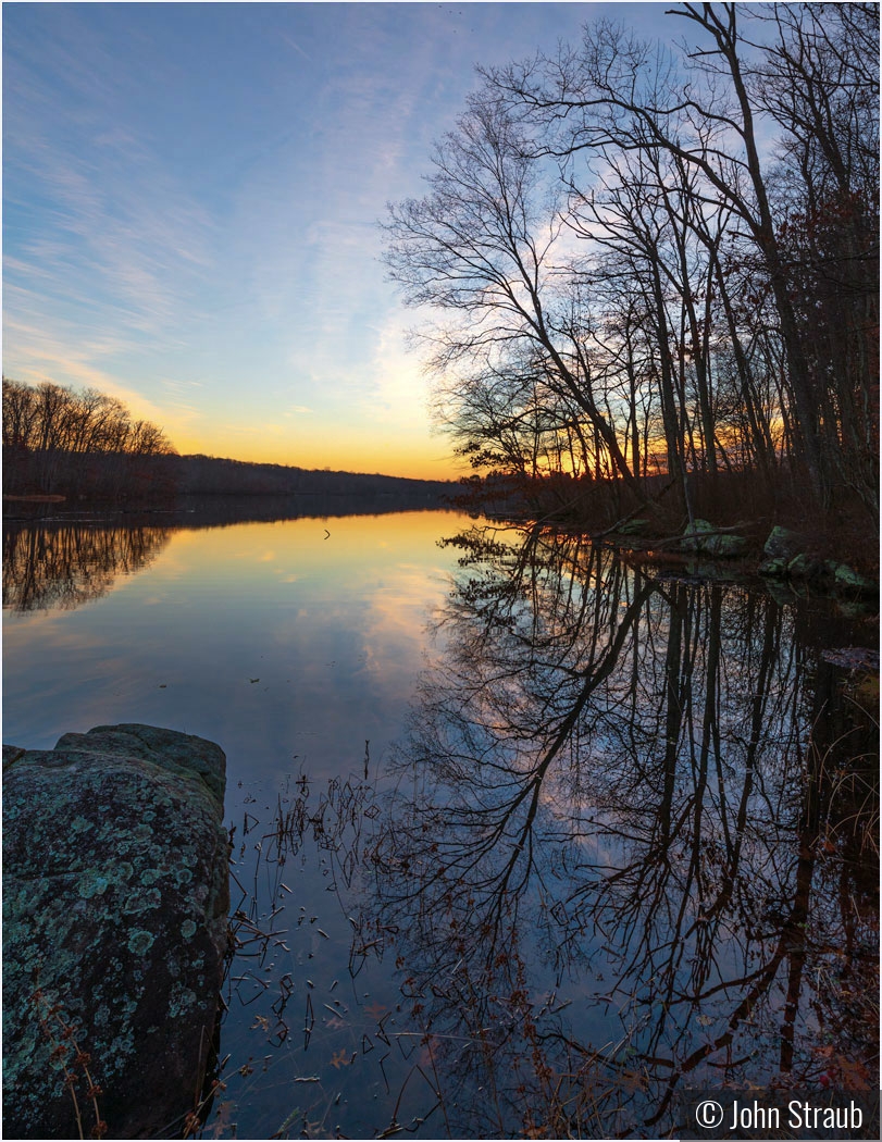 Reflections on a Winter Dawn by John Straub