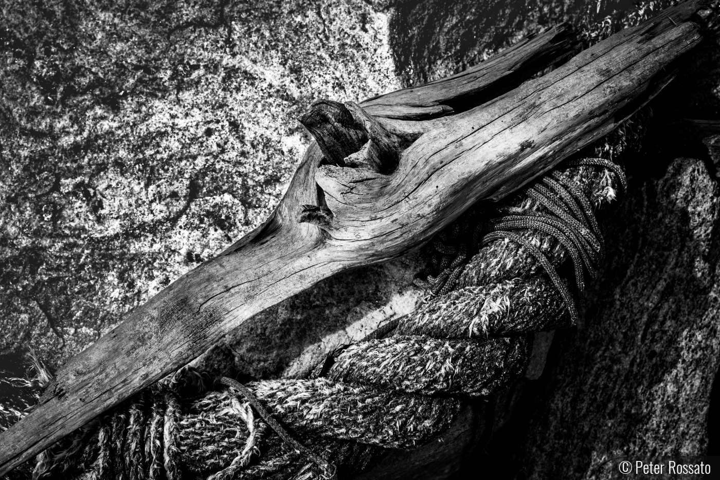 Rock, Wood, Rope by Peter Rossato