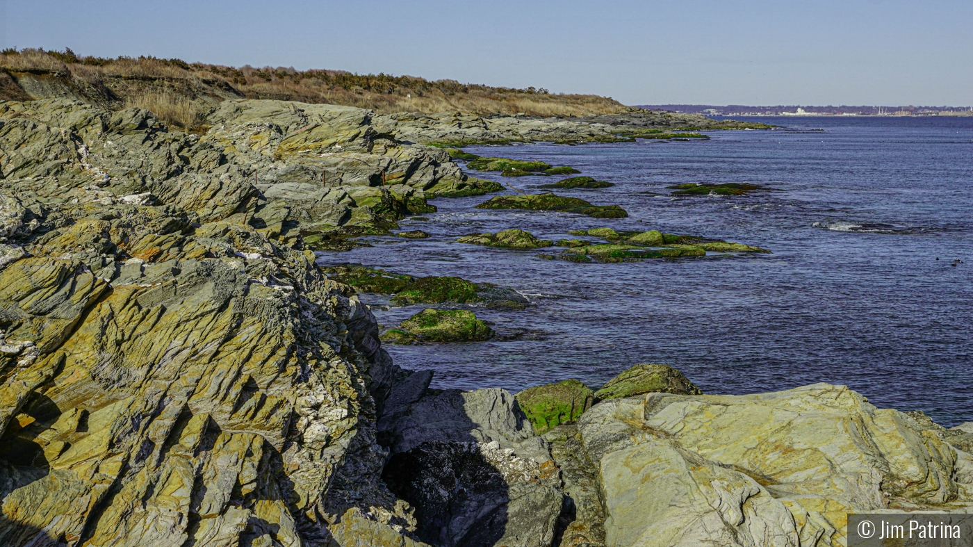 Rocky Coastline of Rhode Island by Jim Patrina