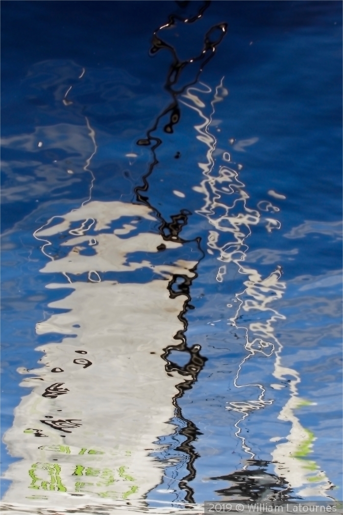 Sailboat Reflection by William Latournes