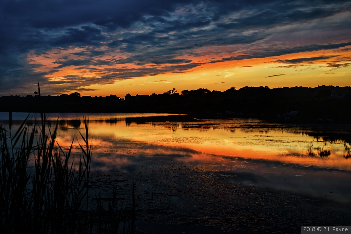Salt Pond Sunset by Bill Payne