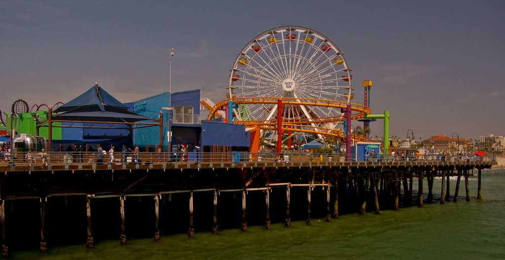 Santa Monica Pier by Jim Patrina