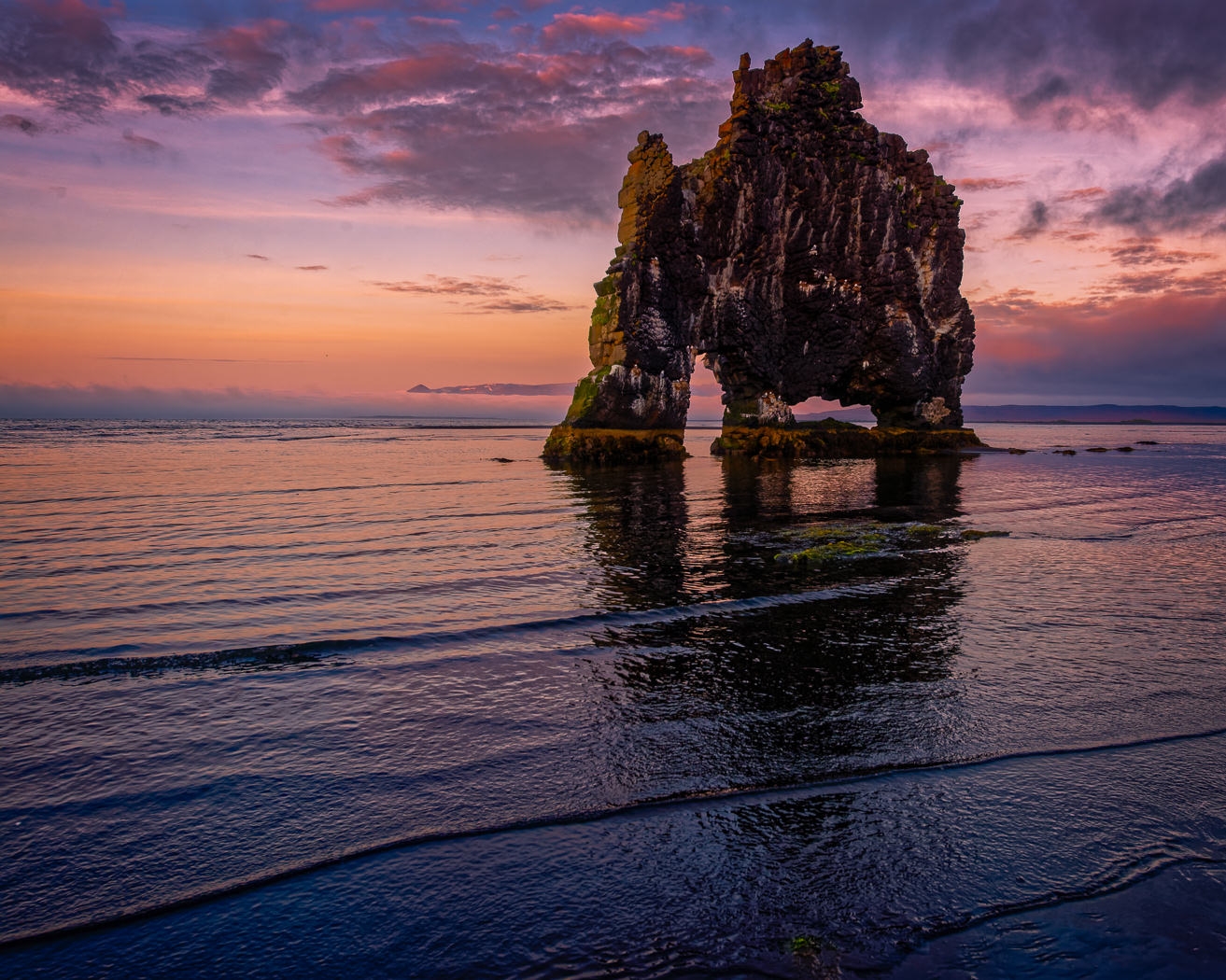 Sea Stack at Sunset by John McGarry