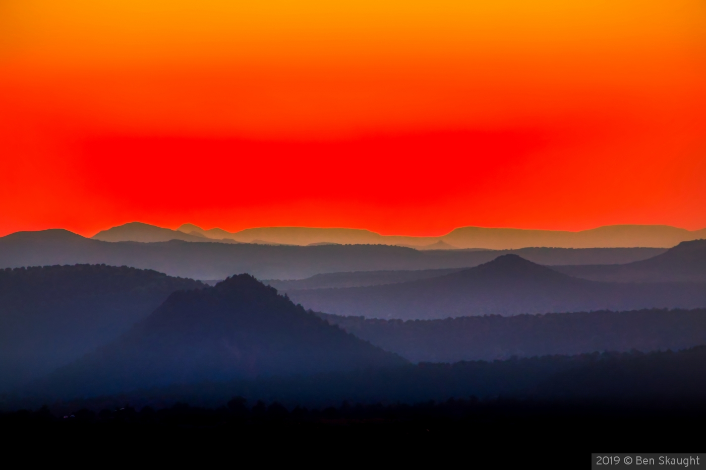 Sedona Sunset by Ben Skaught
