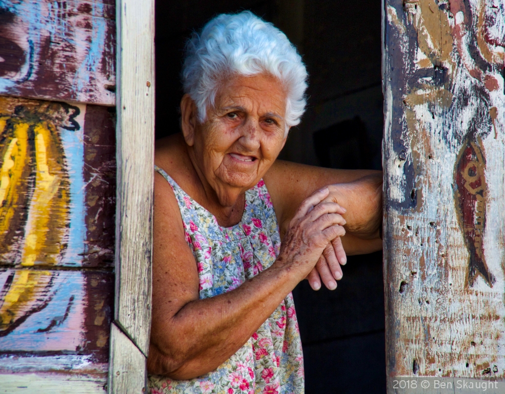 Senior Citizen of Cuba by Ben Skaught