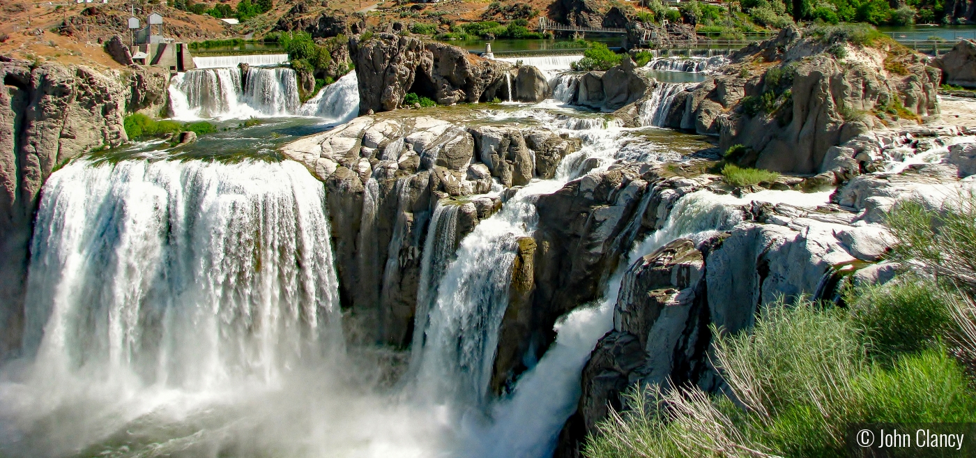 Shoshone Falls at Twin Falls, Idaho by John Clancy