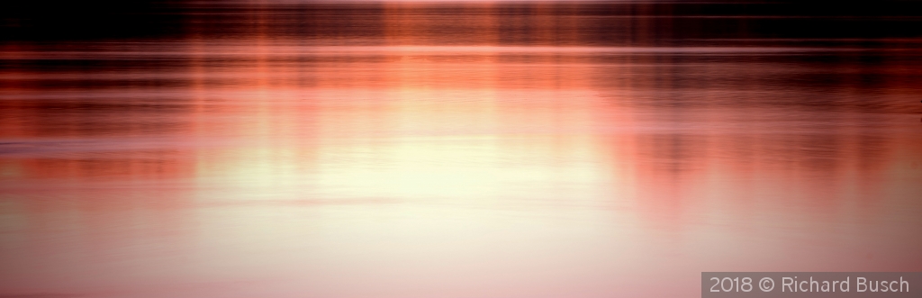 Smooth Water Sunrise by Richard Busch