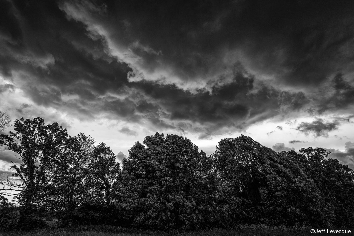 Stormy Summer Evening by Jeff Levesque