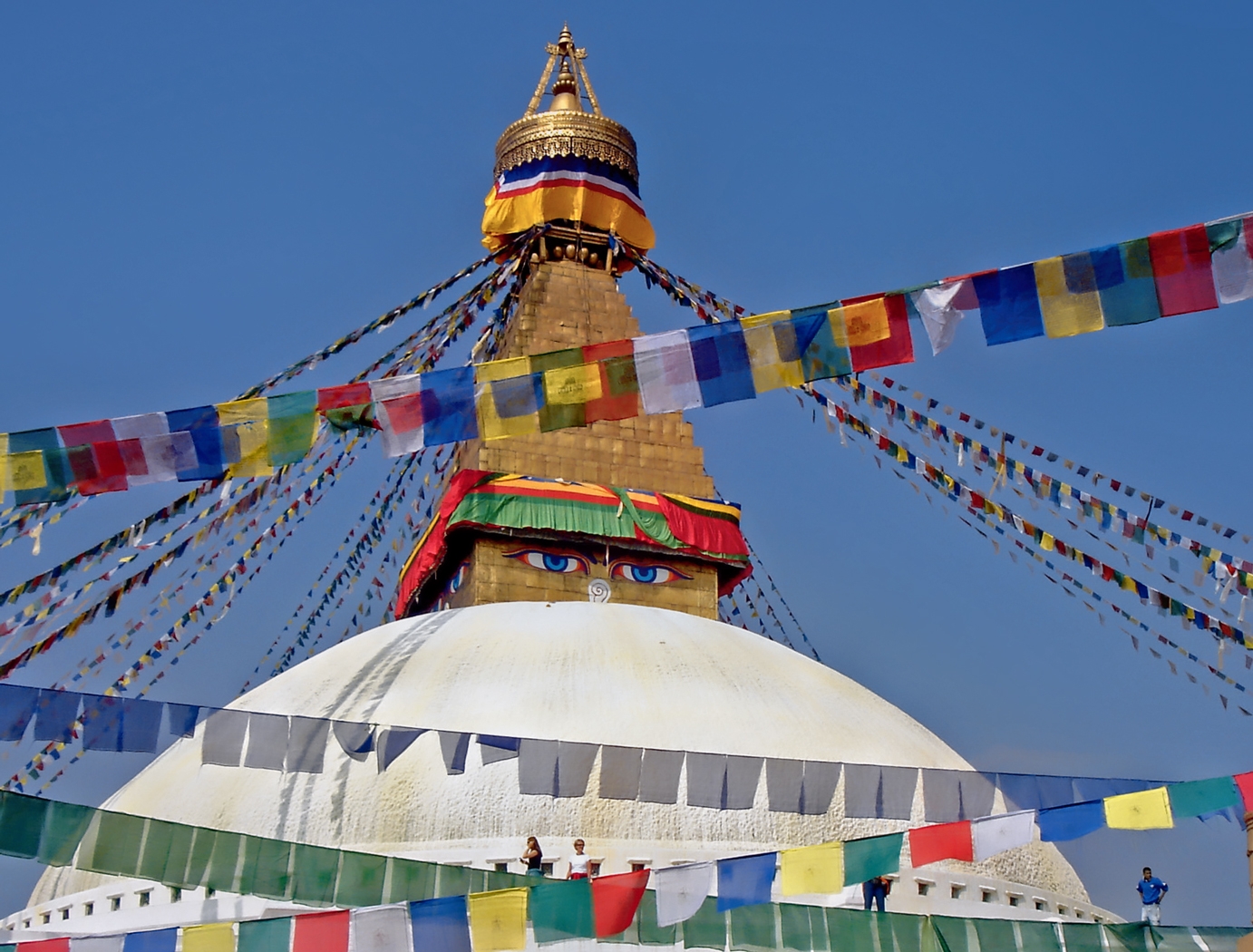 Stupa- Kathmandu by Susan Case