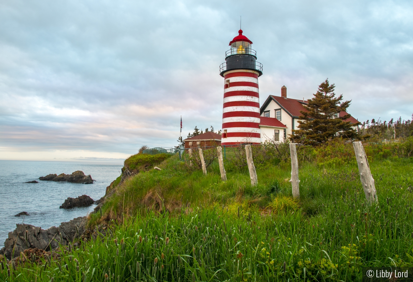 Sunrise at Quoddy Light by Libby Lord
