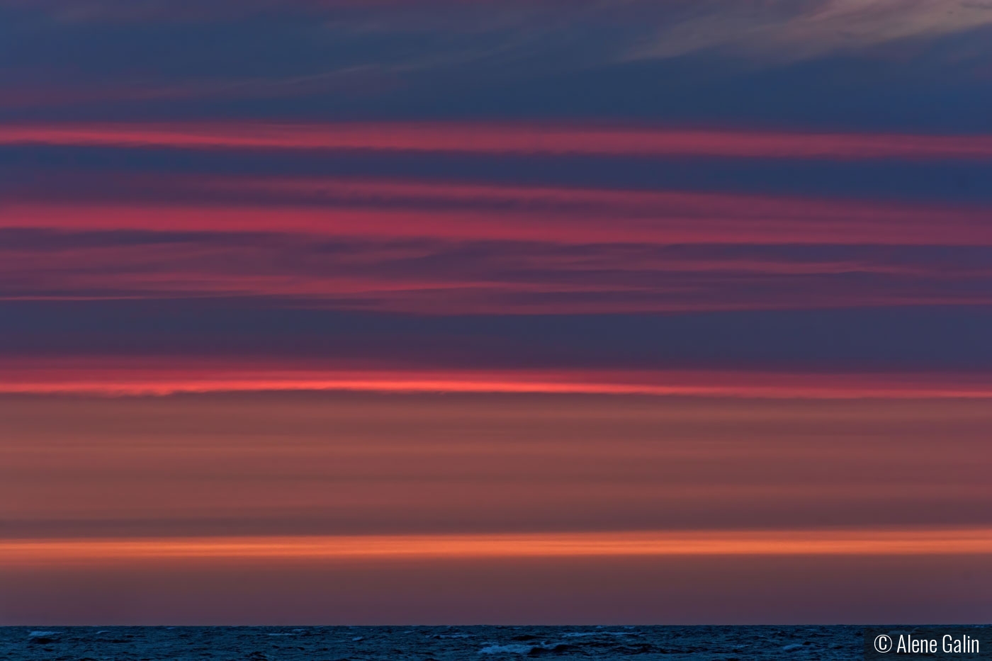 Sunset at Cape Cod by Alene Galin