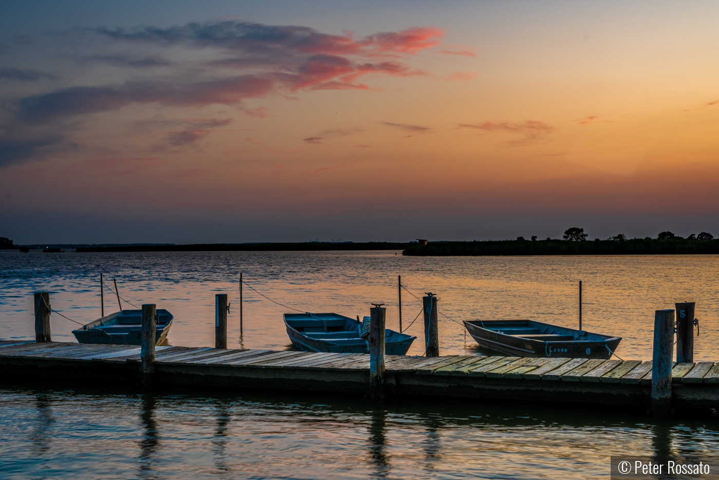 Sunset Dock by Peter Rossato
