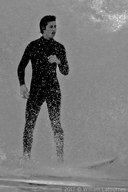 Surfer in the Mist by William Latournes