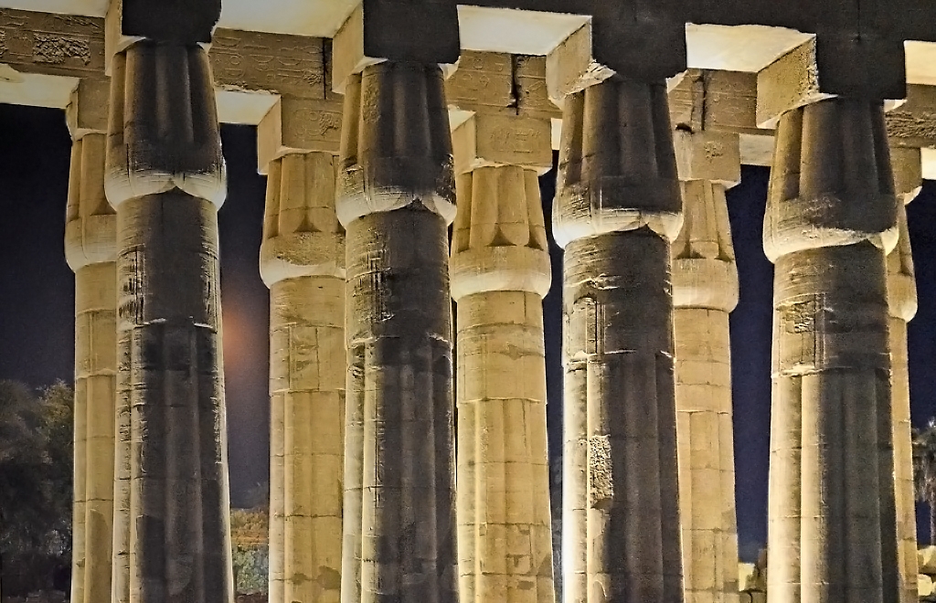 Temple at Luxor by Louis Arthur Norton