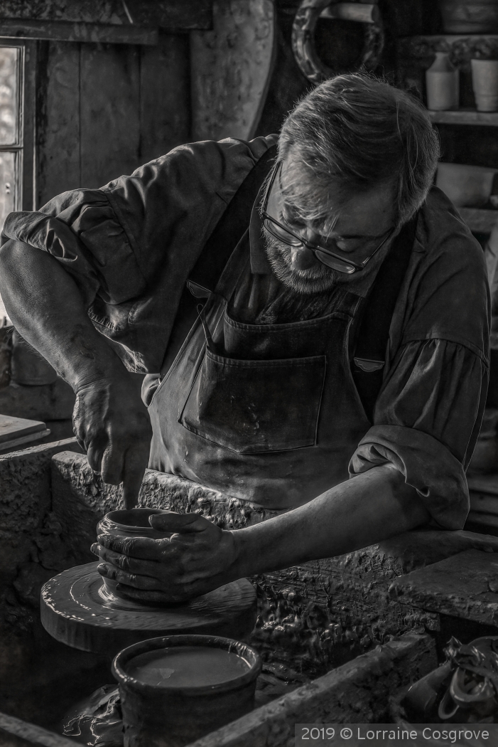 The Potter at Work by Lorraine Cosgrove
