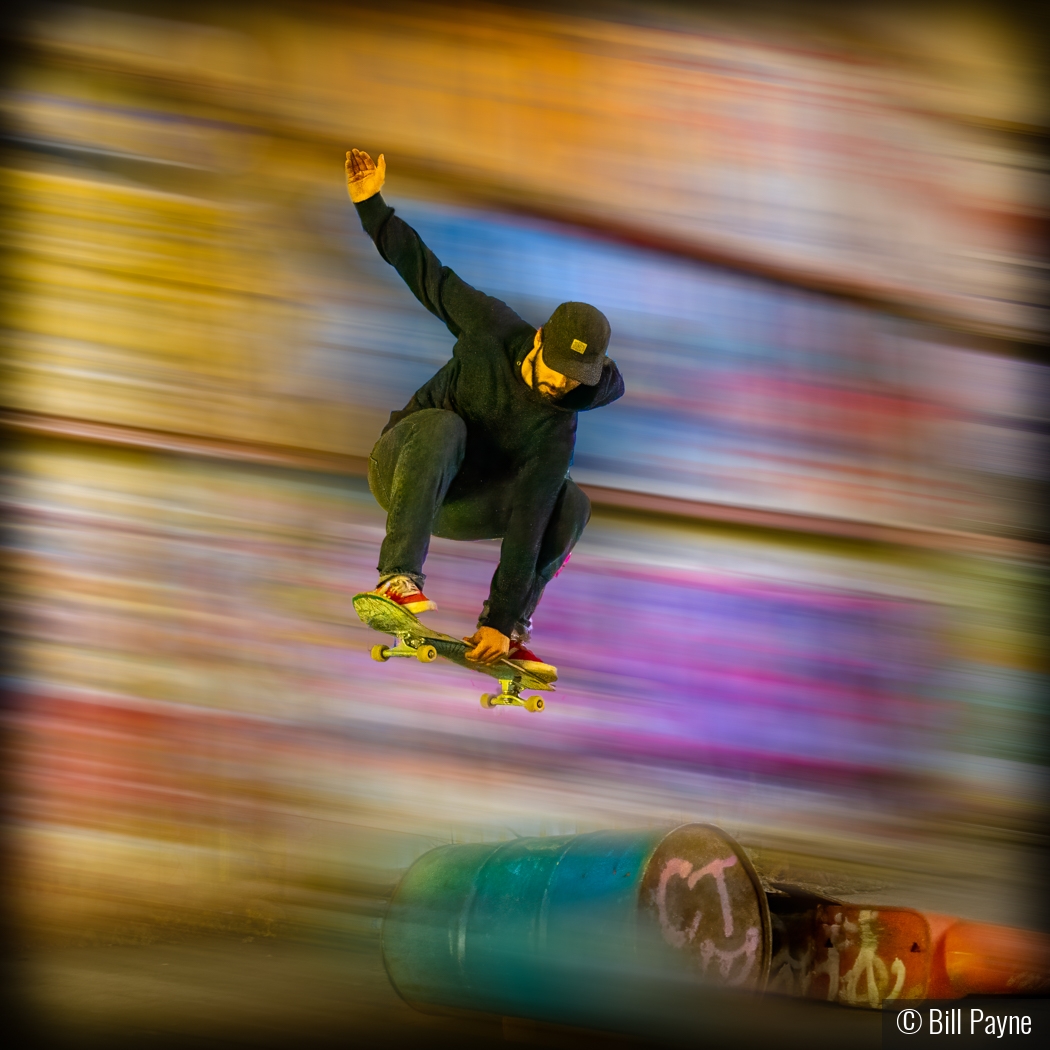 The Skate Boarder by Bill Payne