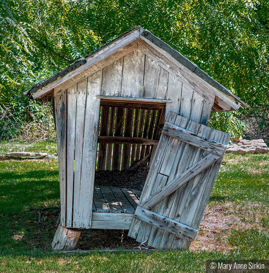 Tipsy Tool Shed by Mary Anne Sirkin