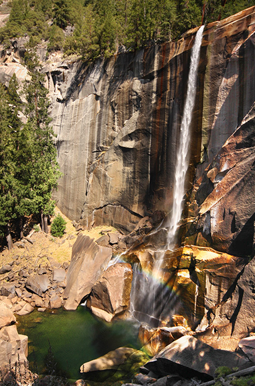 Vernal Falls, Yosemite National Park by Nancy Schumann
