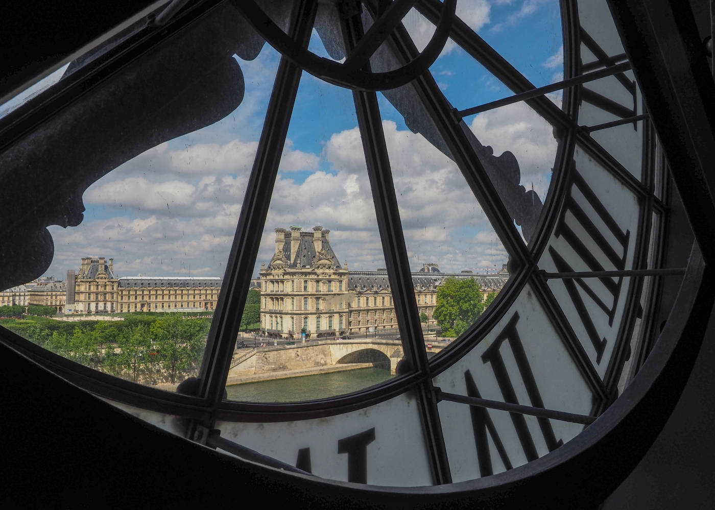 View from Clock at the Musee D'Orsay by Susan Case