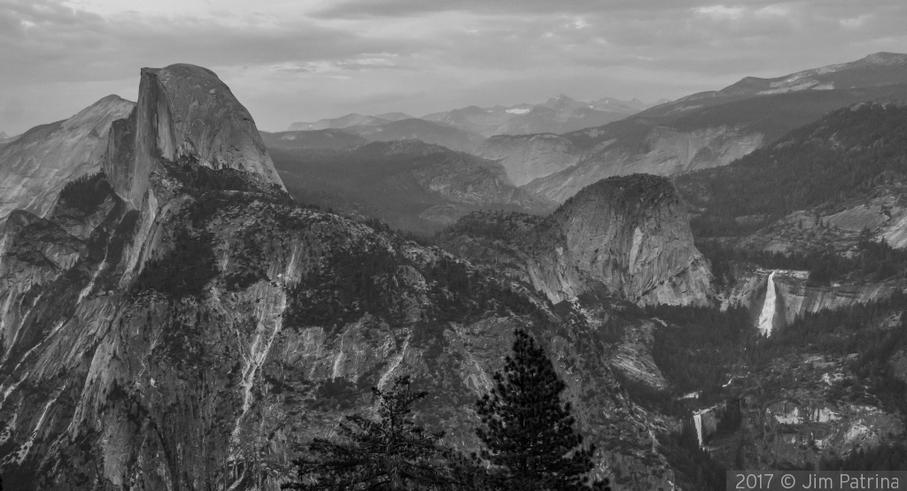 View from Glacier Point - Yosemite by Jim Patrina